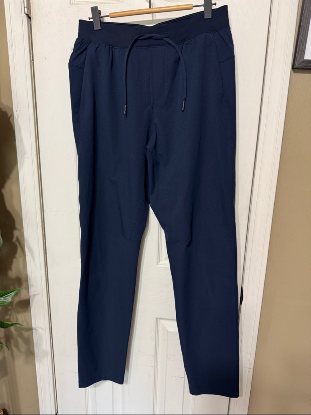 lululemon athletica Navy Blue Drawstring Jogger Pants Size Small